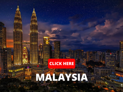 petronas towers at night time in Malaysia.